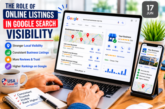 The Role of Online Listings in Google Search Visibility