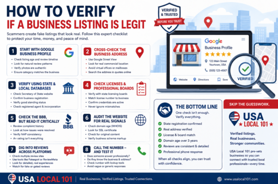 How to Verify If a Business Listing Is Legit