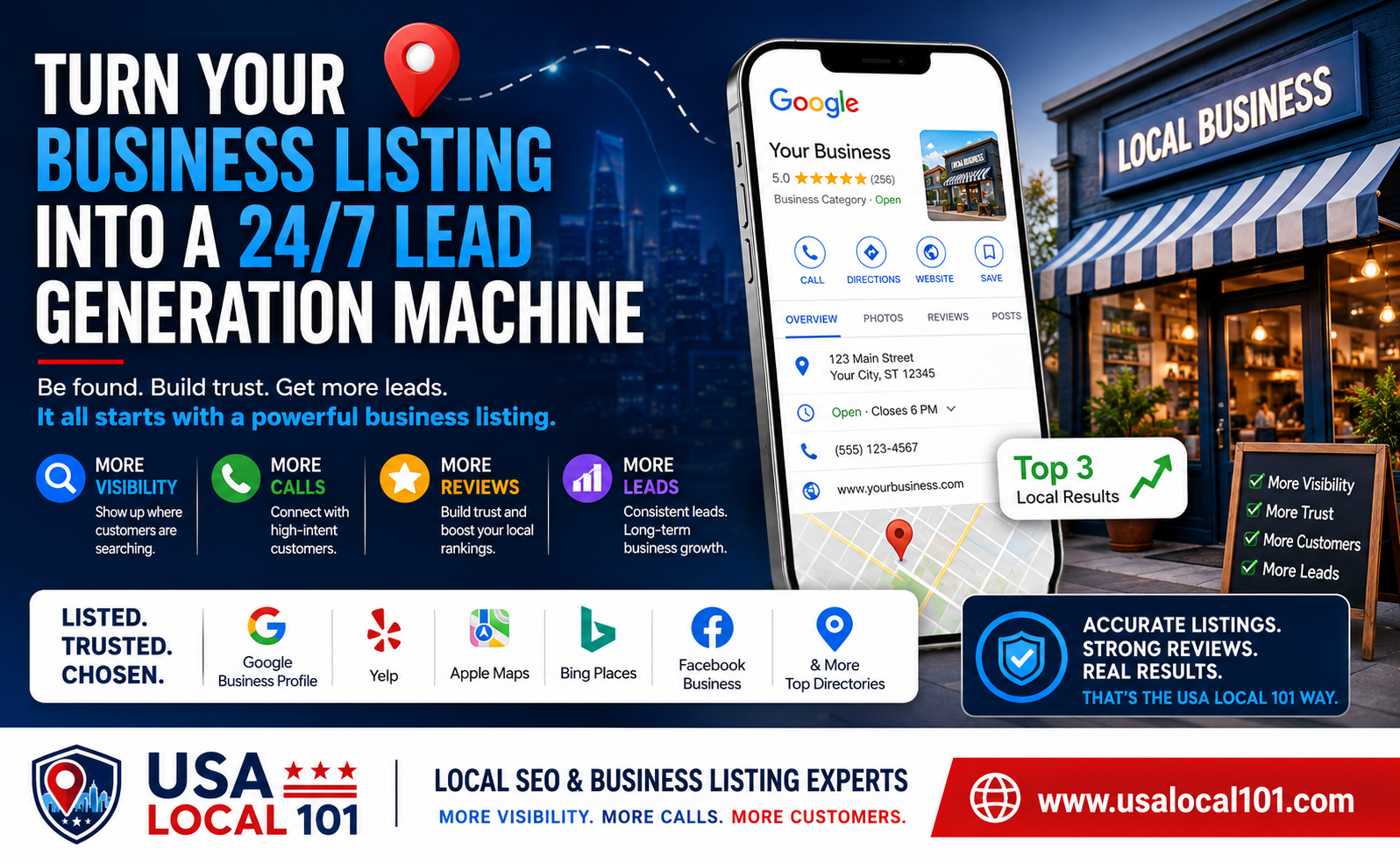 business listing generate leads